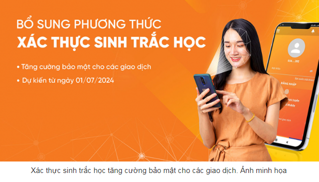 Xác thực sinh trắc học bảo đảm an toàn trong giao dịch ngân hàng